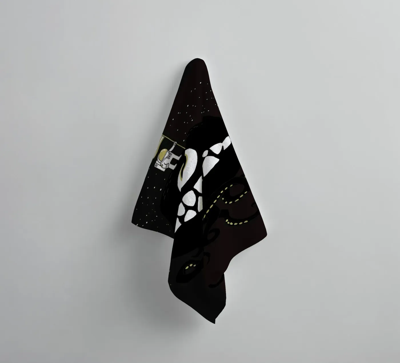 Space Oddity towel by DinoMike