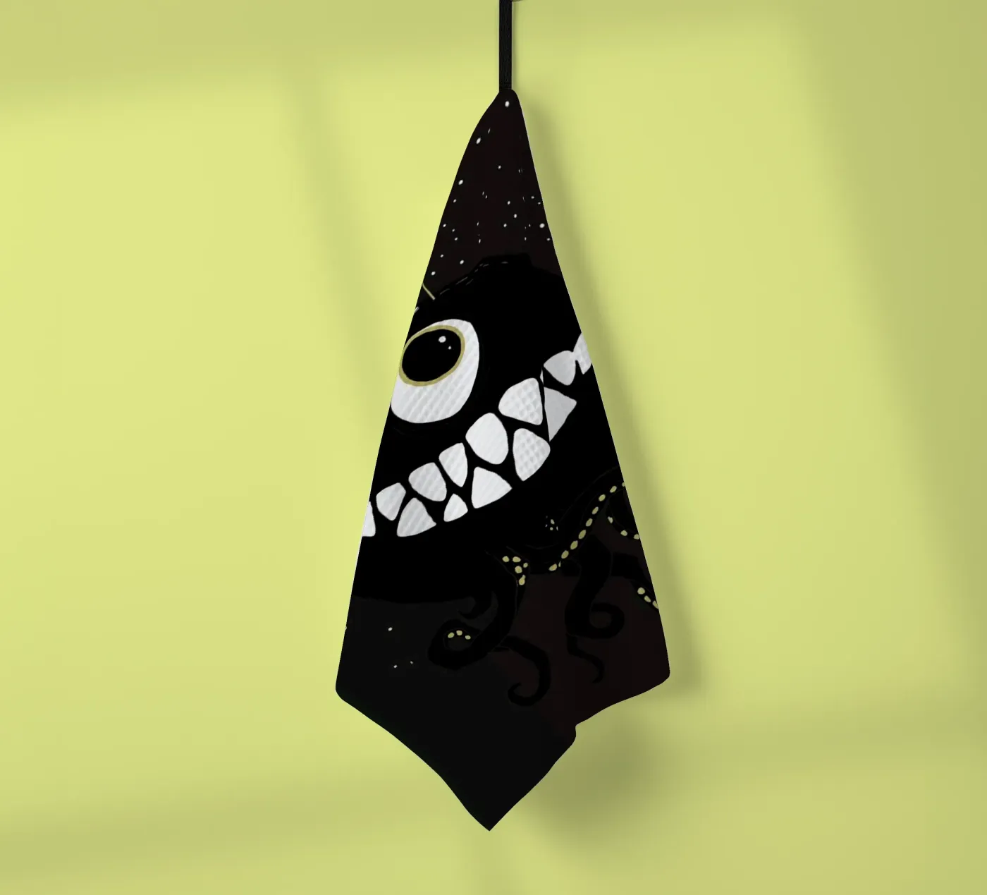 Space Oddity tea towel by DinoMike