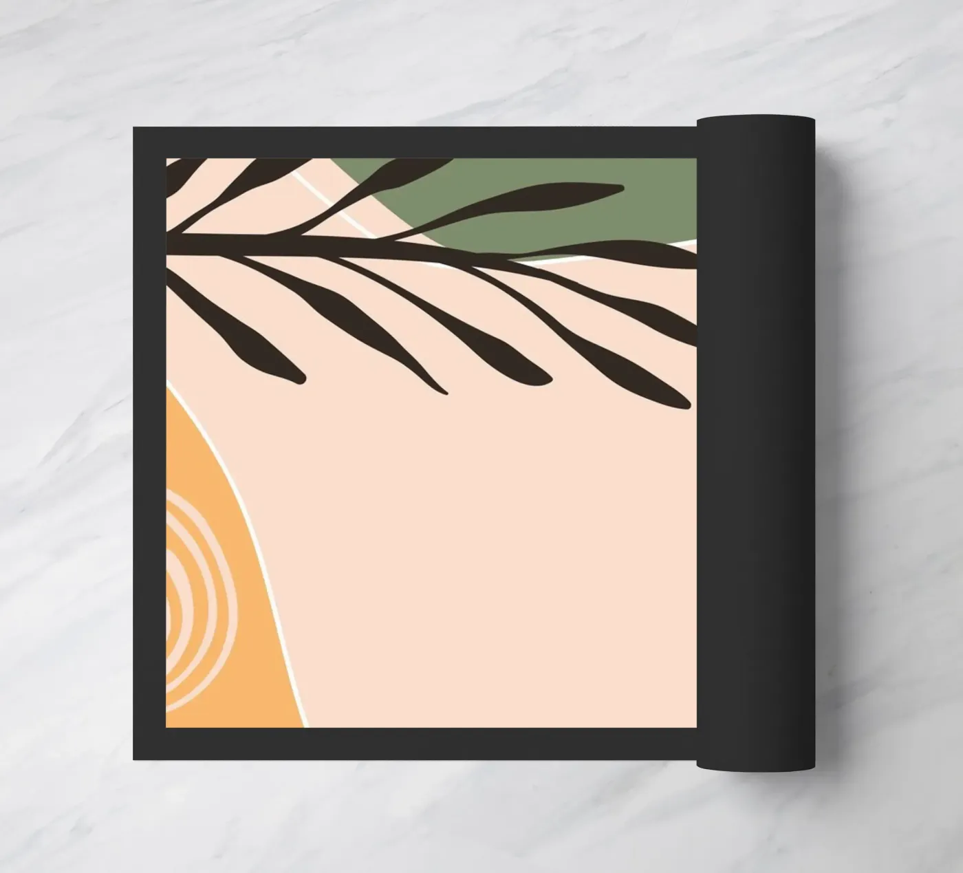 Boho sunscape - Abstracte kunst deurmat van Whole©