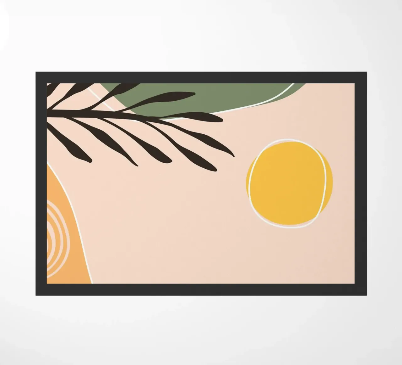 Paesaggio solare Boho - Arte astratta zerbino da Whole©