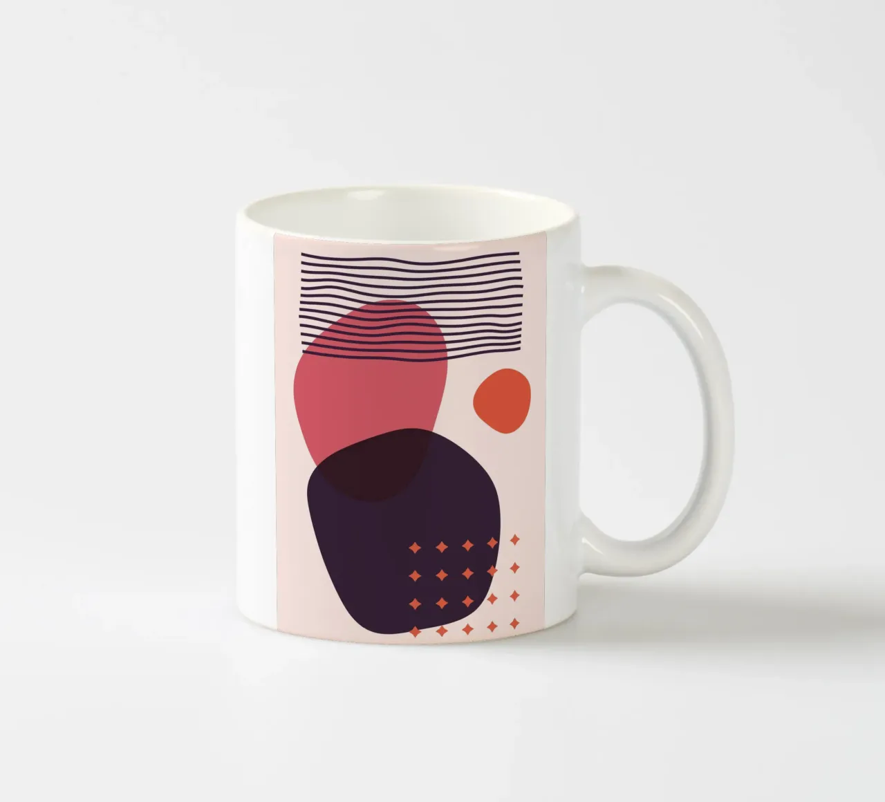 Astrazione geometrica - Design moderno tazza in ceramica da Whole©