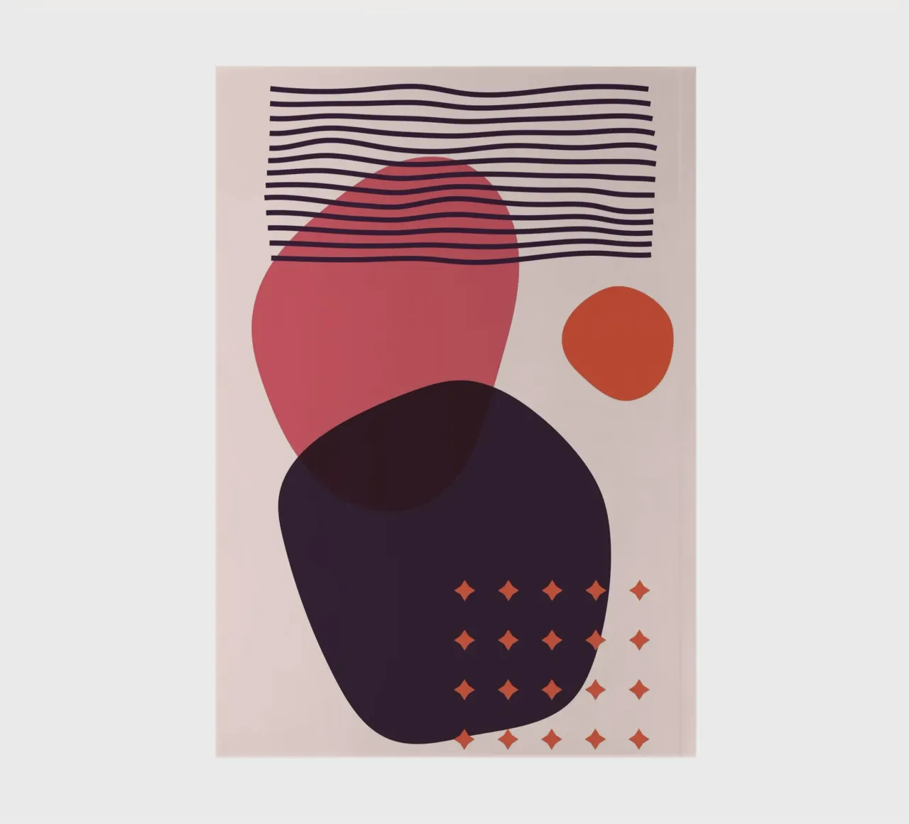 Geometric abstraction - Modern design notebook by Whole©