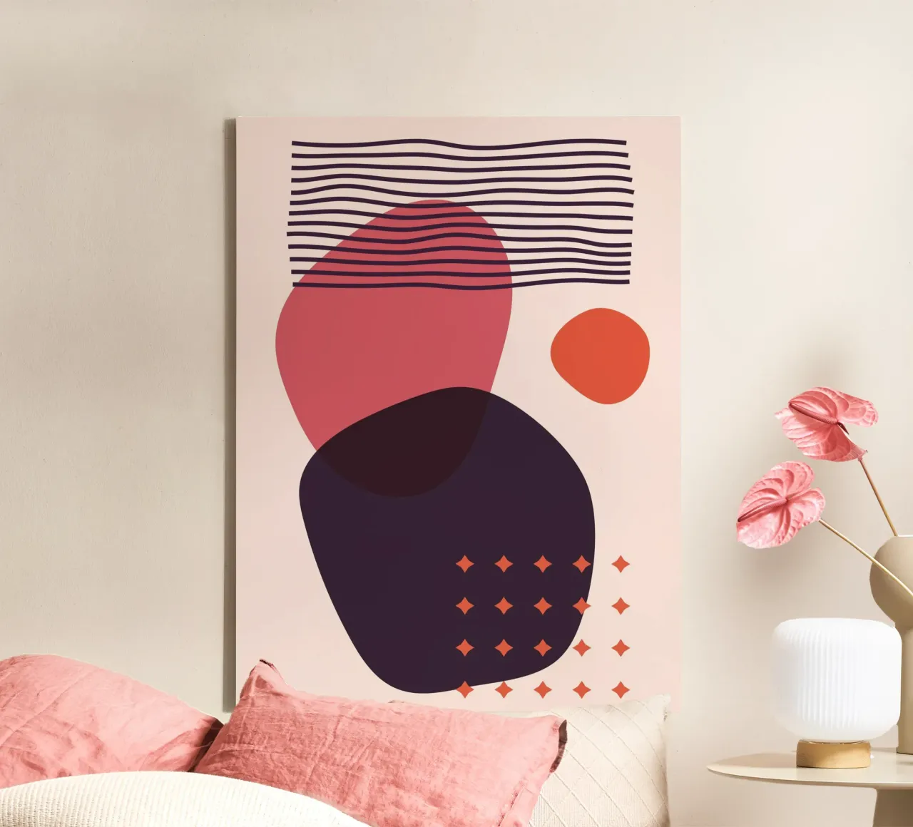 Geometric abstraction - Modern design canvas by Whole©