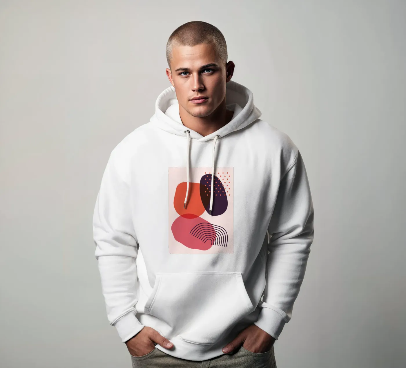 Abstract forms - Creative composition hoodie by Whole©