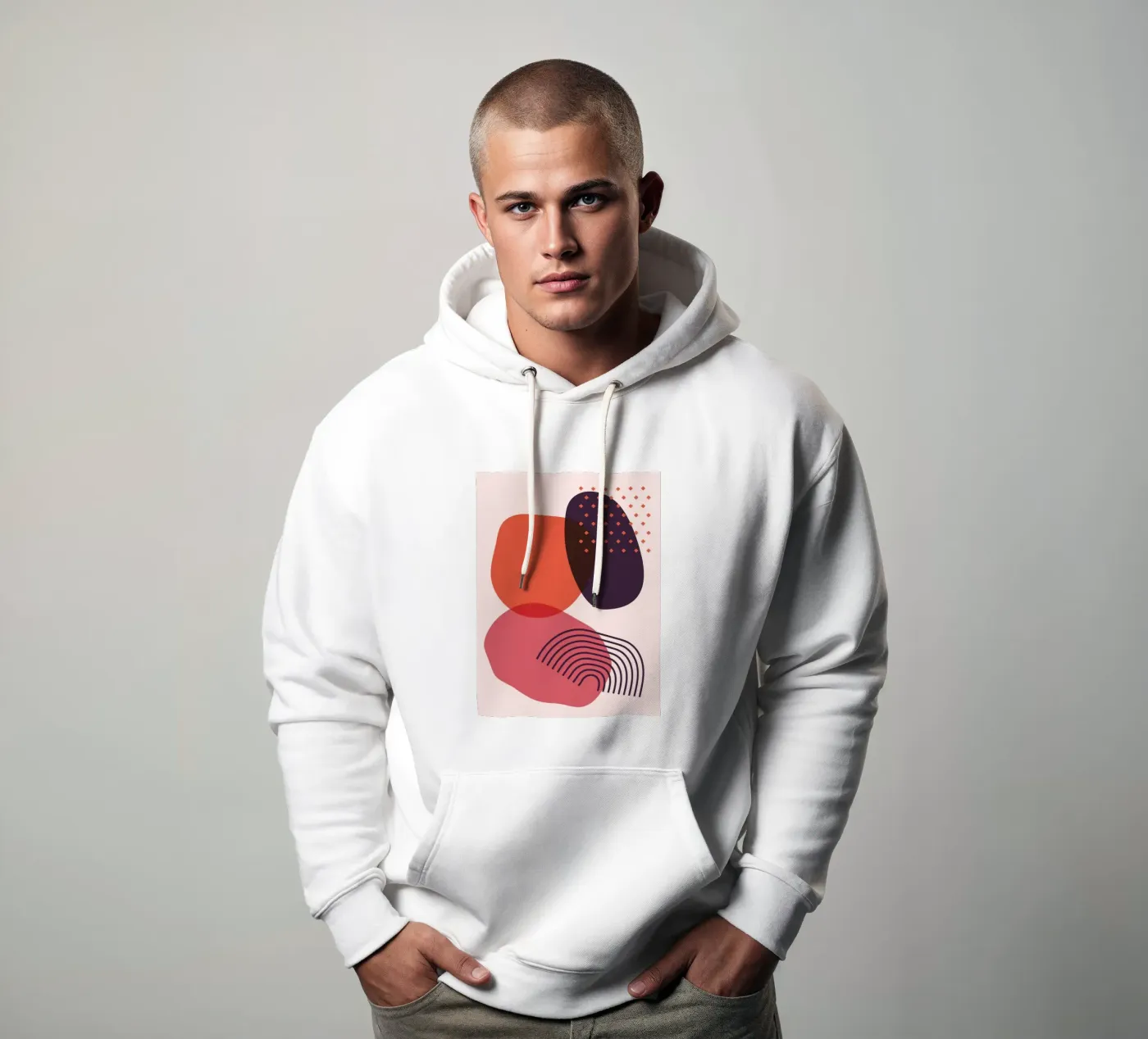 Abstract forms - Creative composition hoodie by Whole©