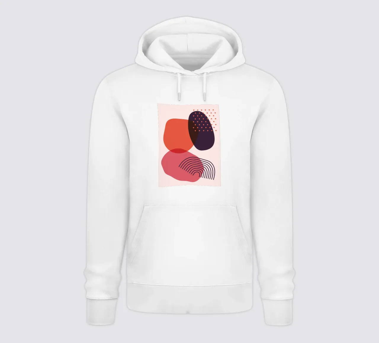 Forme astratte - Composizione creativa felpa con cappuccio da Whole©