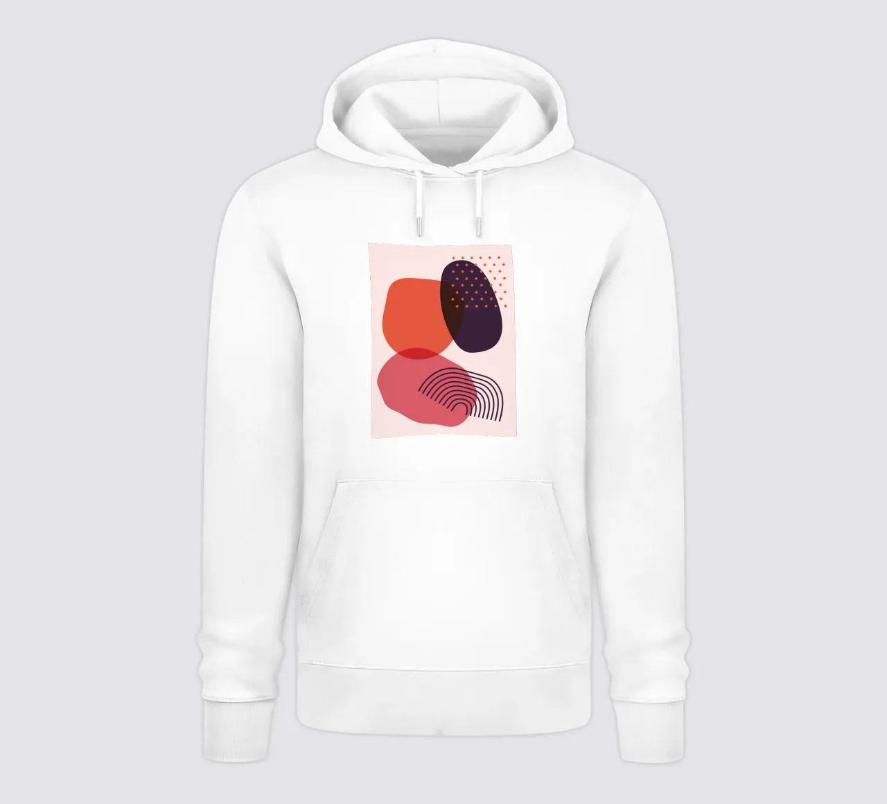Forme astratte - Composizione creativa felpa con cappuccio da Whole©
