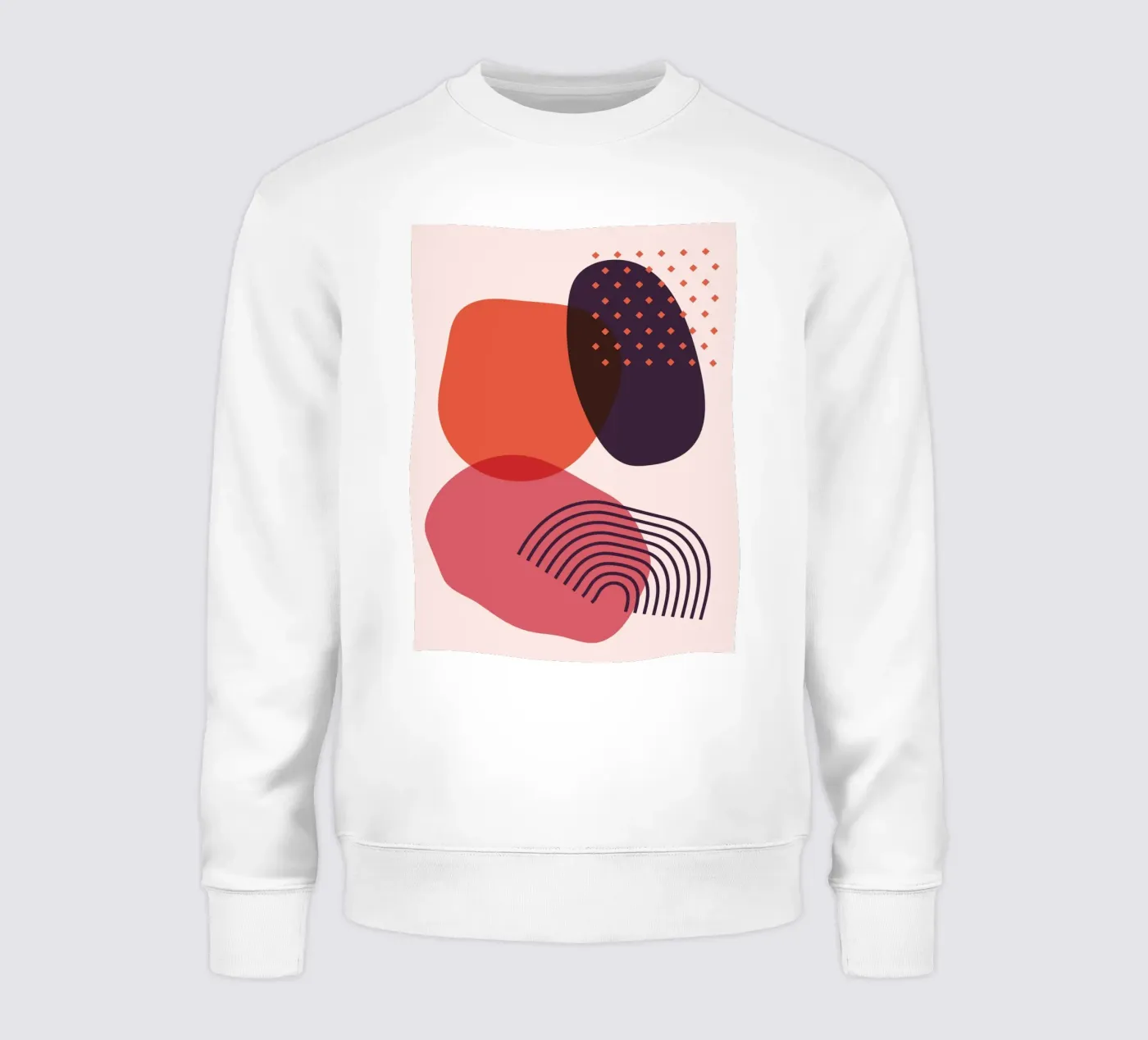 Formes abstraites - Composition créative sweat de Whole©