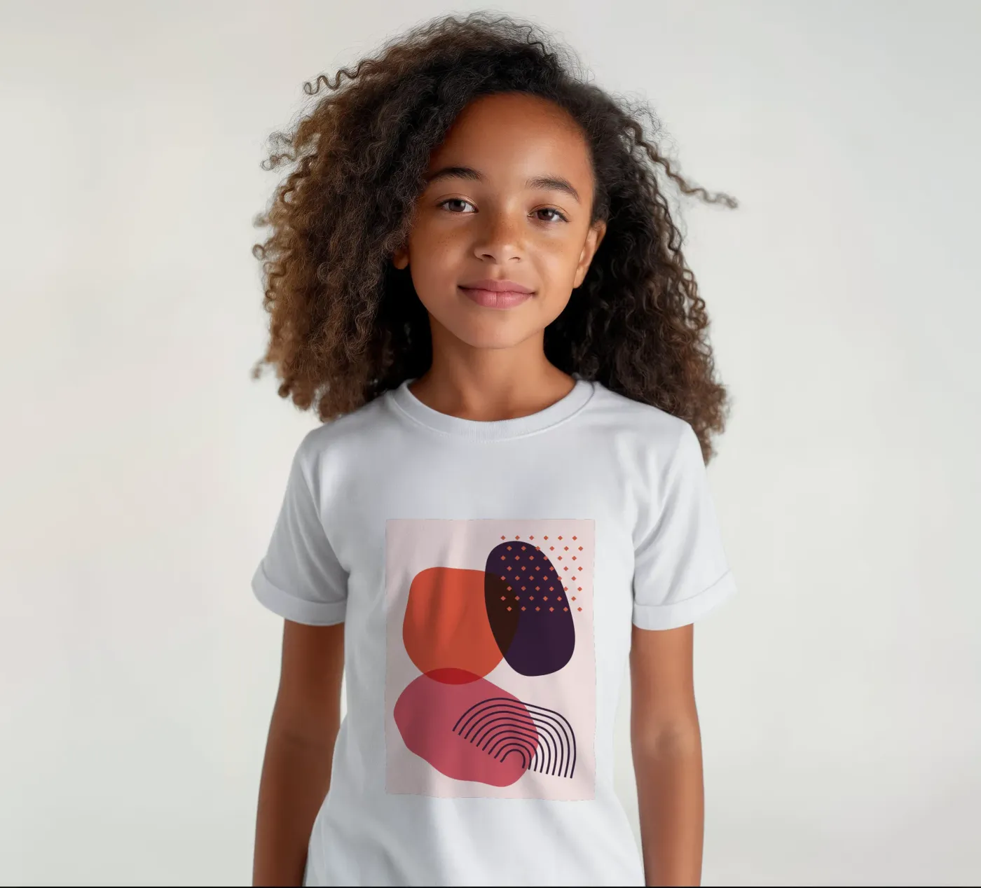Abstrakte Formen – Kreative Komposition Kinder T-Shirt von Whole©