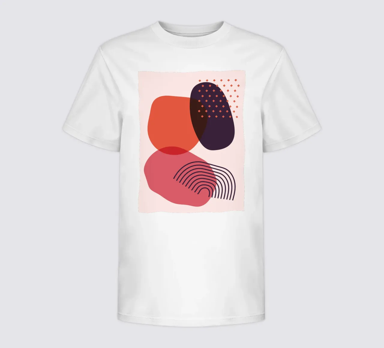 Abstract forms - Creative composition kids t-shirt by Whole©