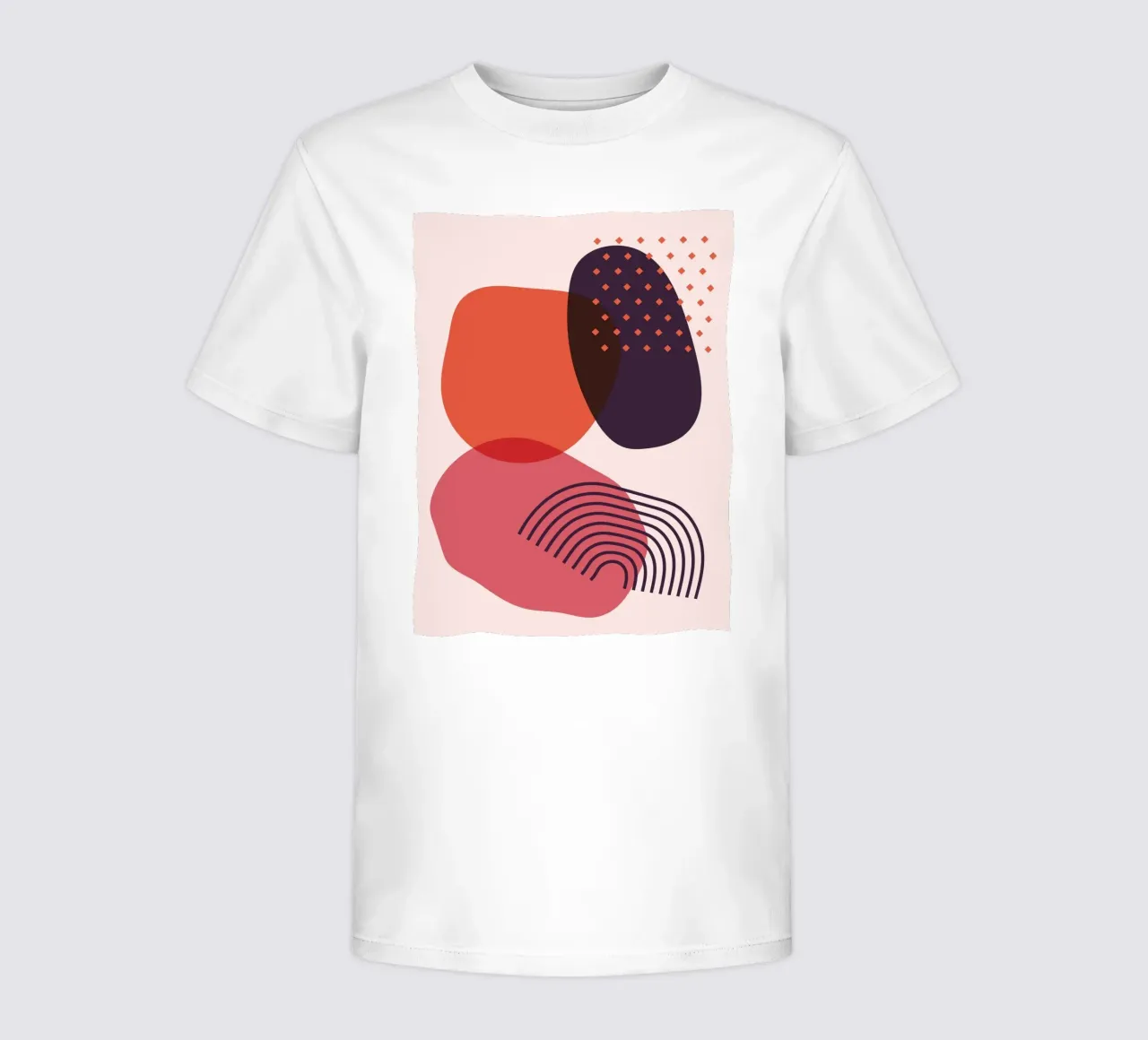 Abstract forms - Creative composition kids t-shirt by Whole©
