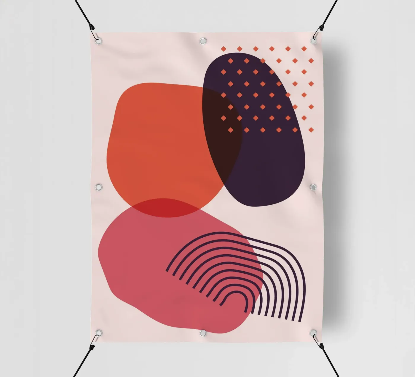 Abstract forms - Creative composition PVC Plane von Whole©