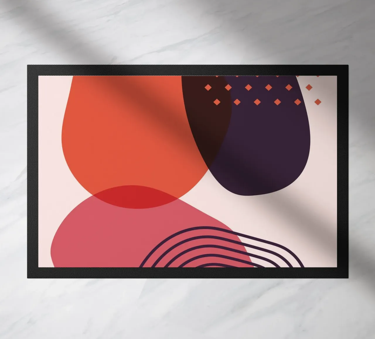 Abstract forms - Creative composition doormat by Whole©