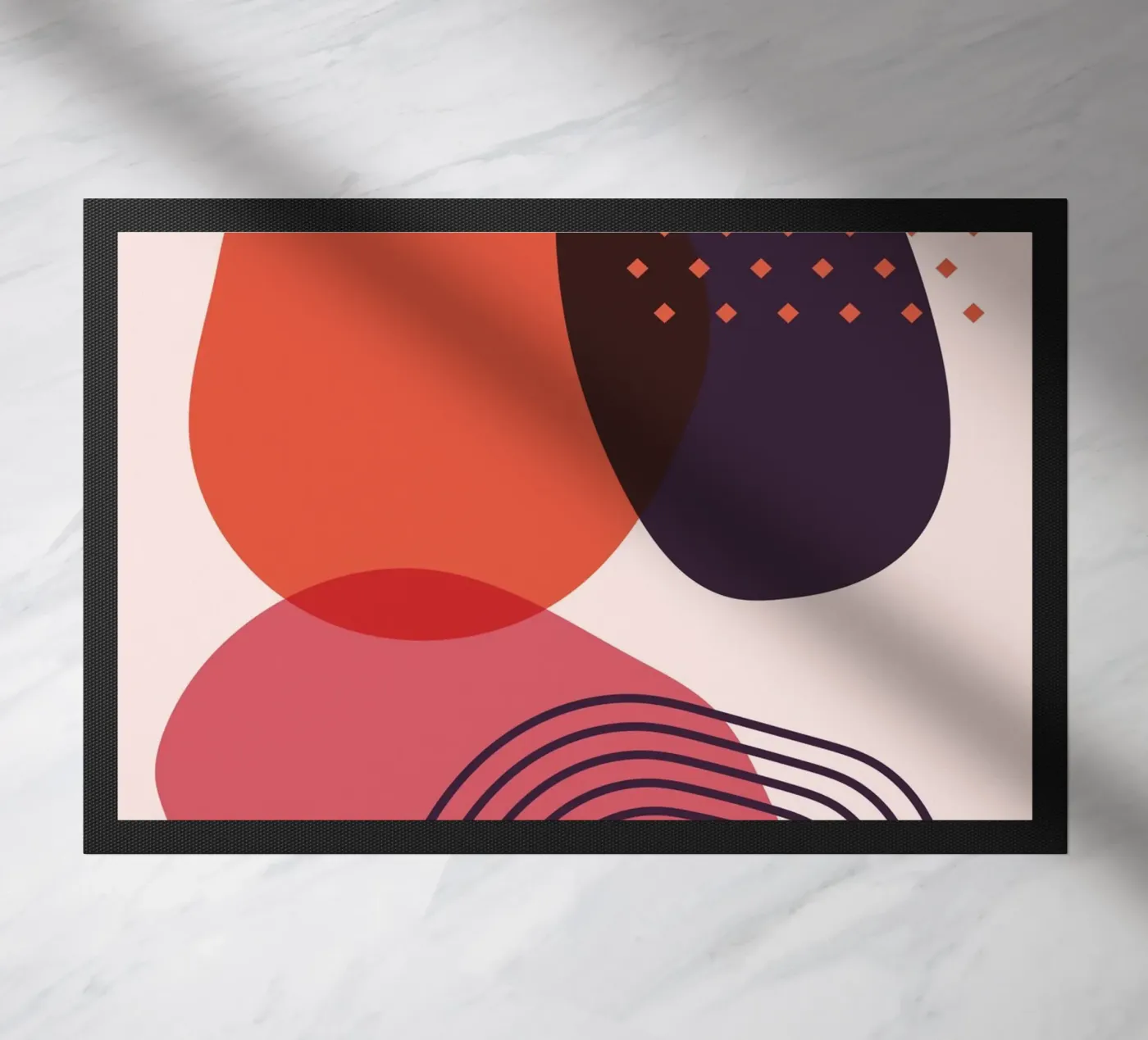 Abstract forms - Creative composition paillasson de Whole©