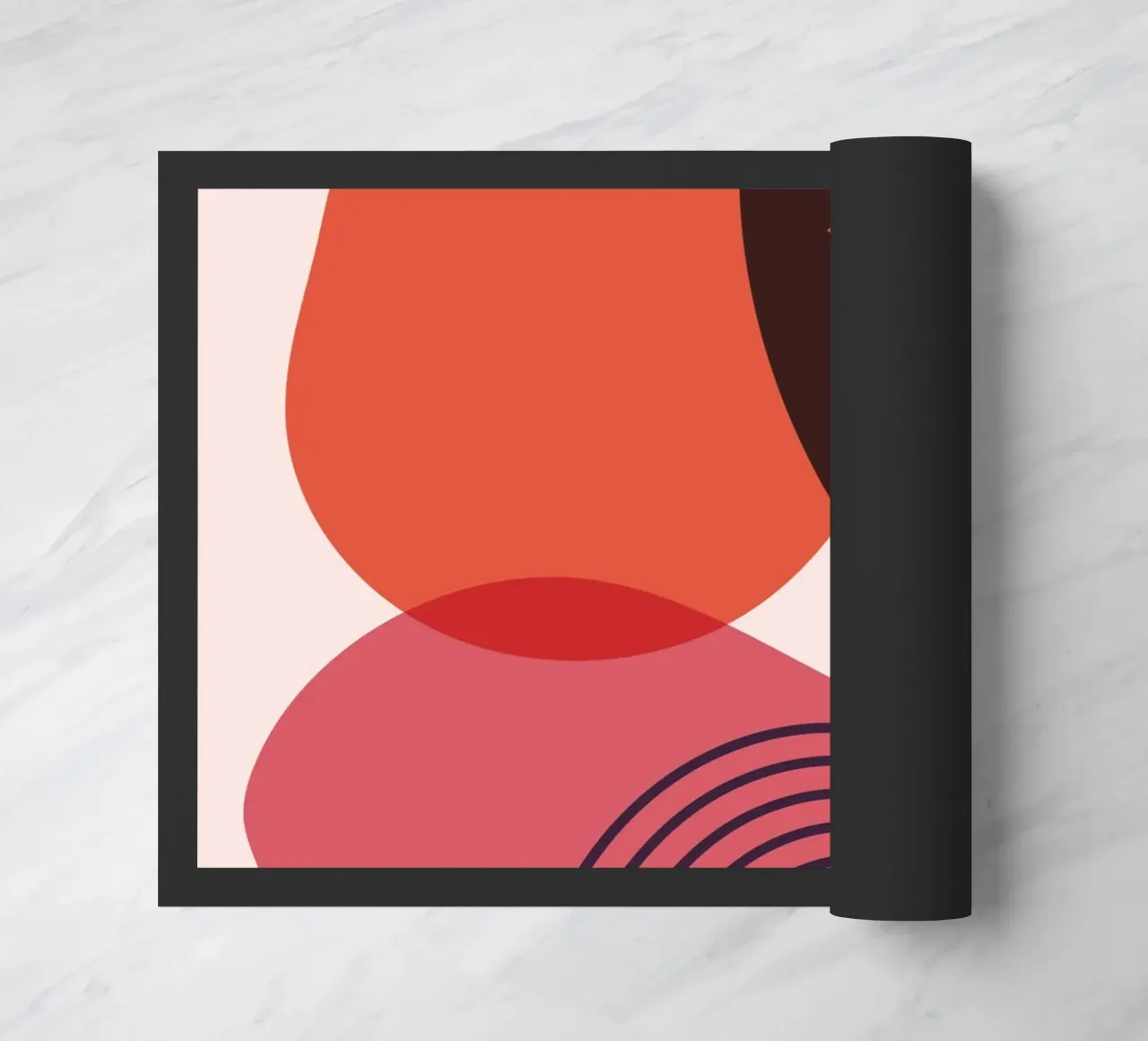 Abstract forms - Creative composition doormat by Whole©