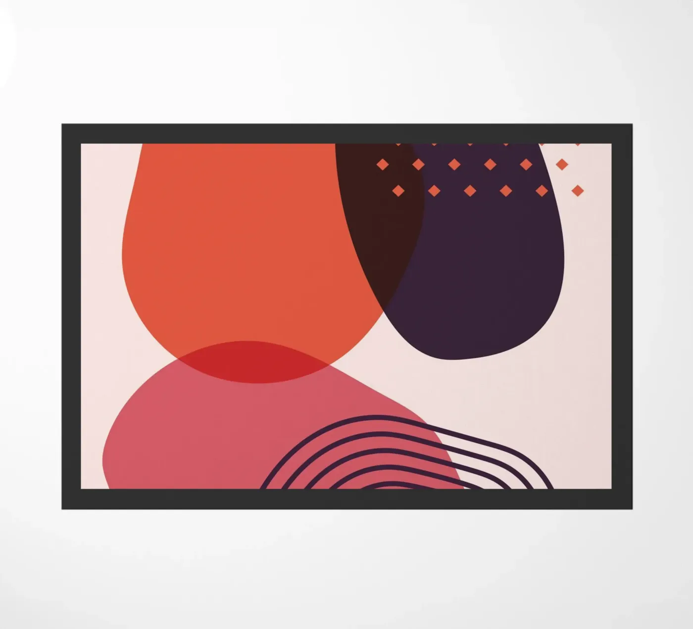 Abstract forms - Creative composition paillasson de Whole©