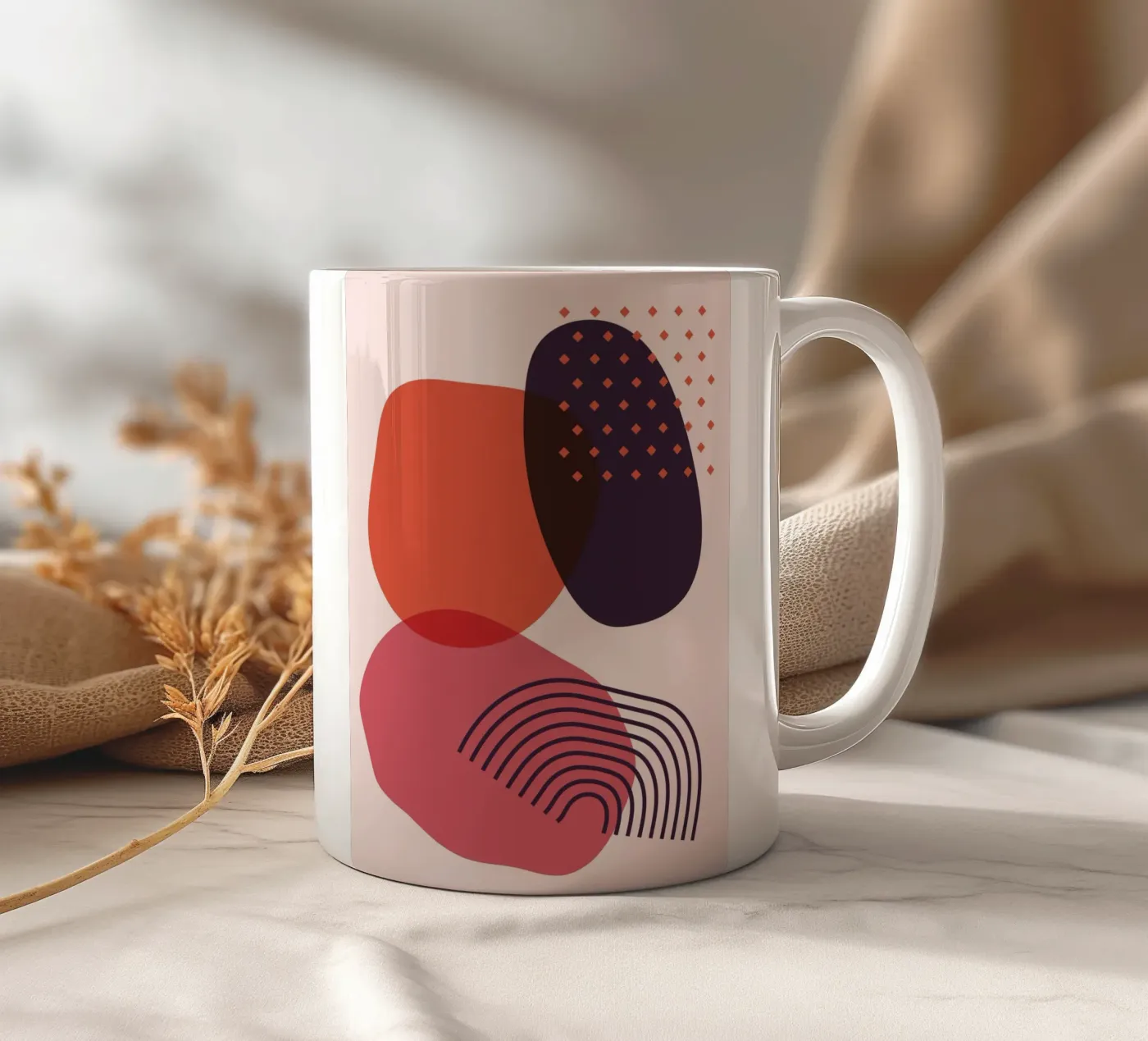 Abstract forms - Creative composition tazza in ceramica da Whole©