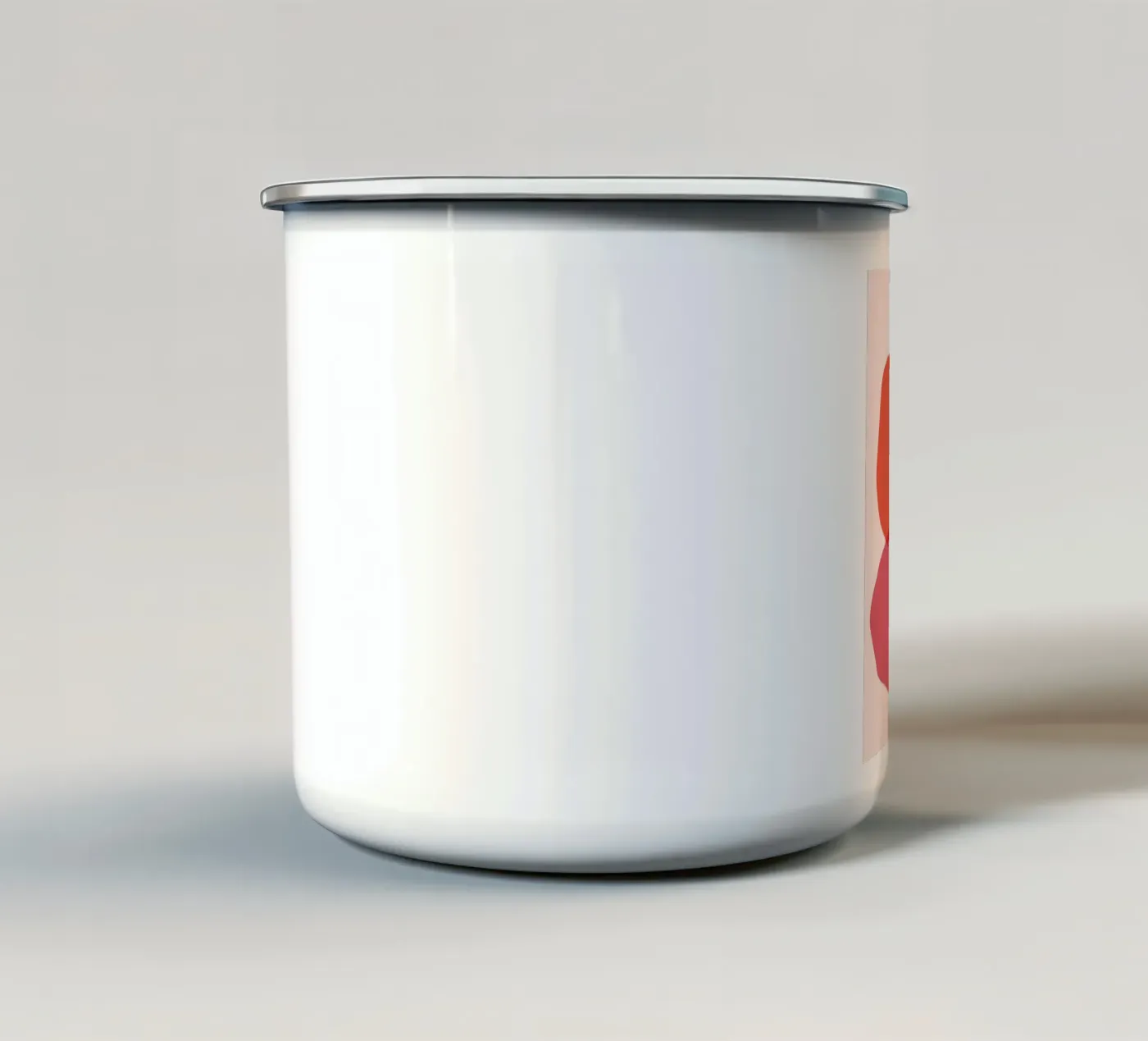 Abstract forms - Creative composition enamel mug by Whole©