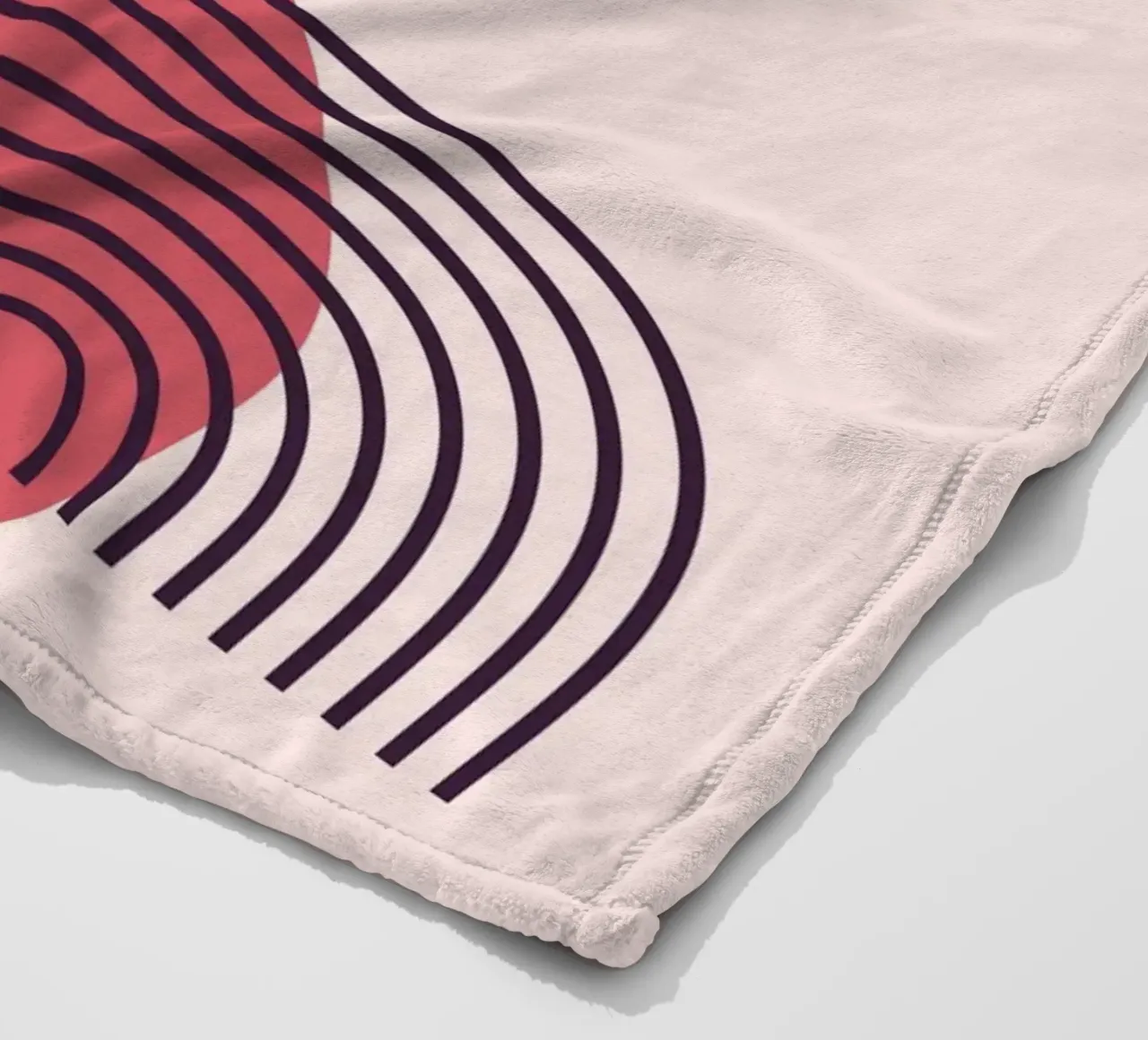 Abstract forms - Creative composition fleece blanket by Whole©