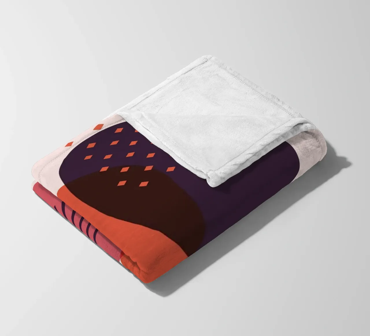 Abstract forms - Creative composition fleece blanket by Whole©