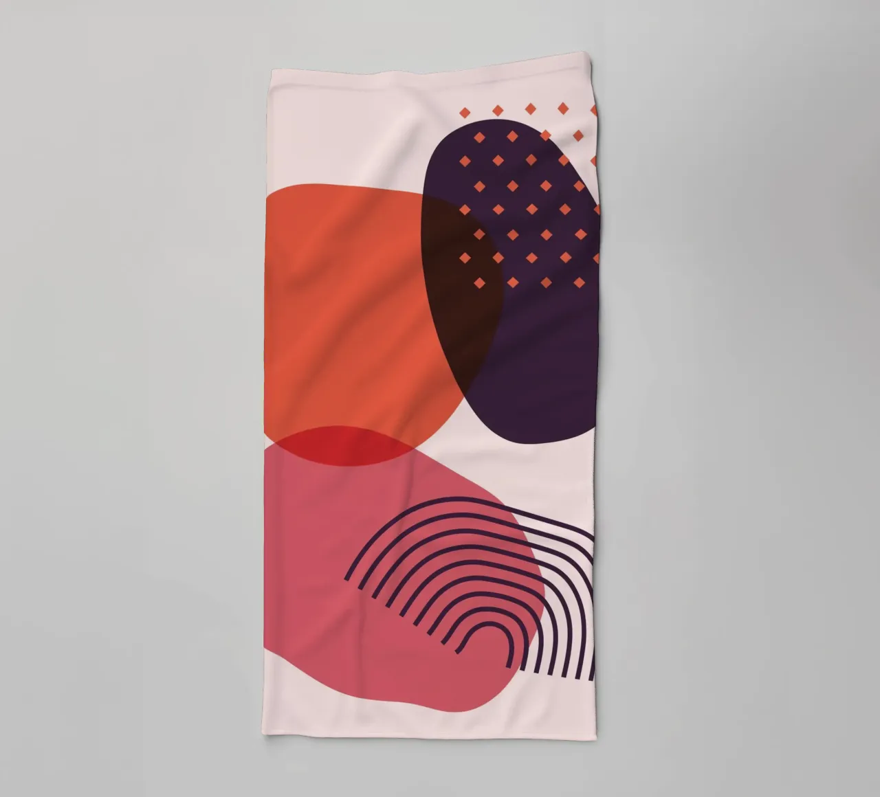 Abstract forms - Creative composition towel by Whole©