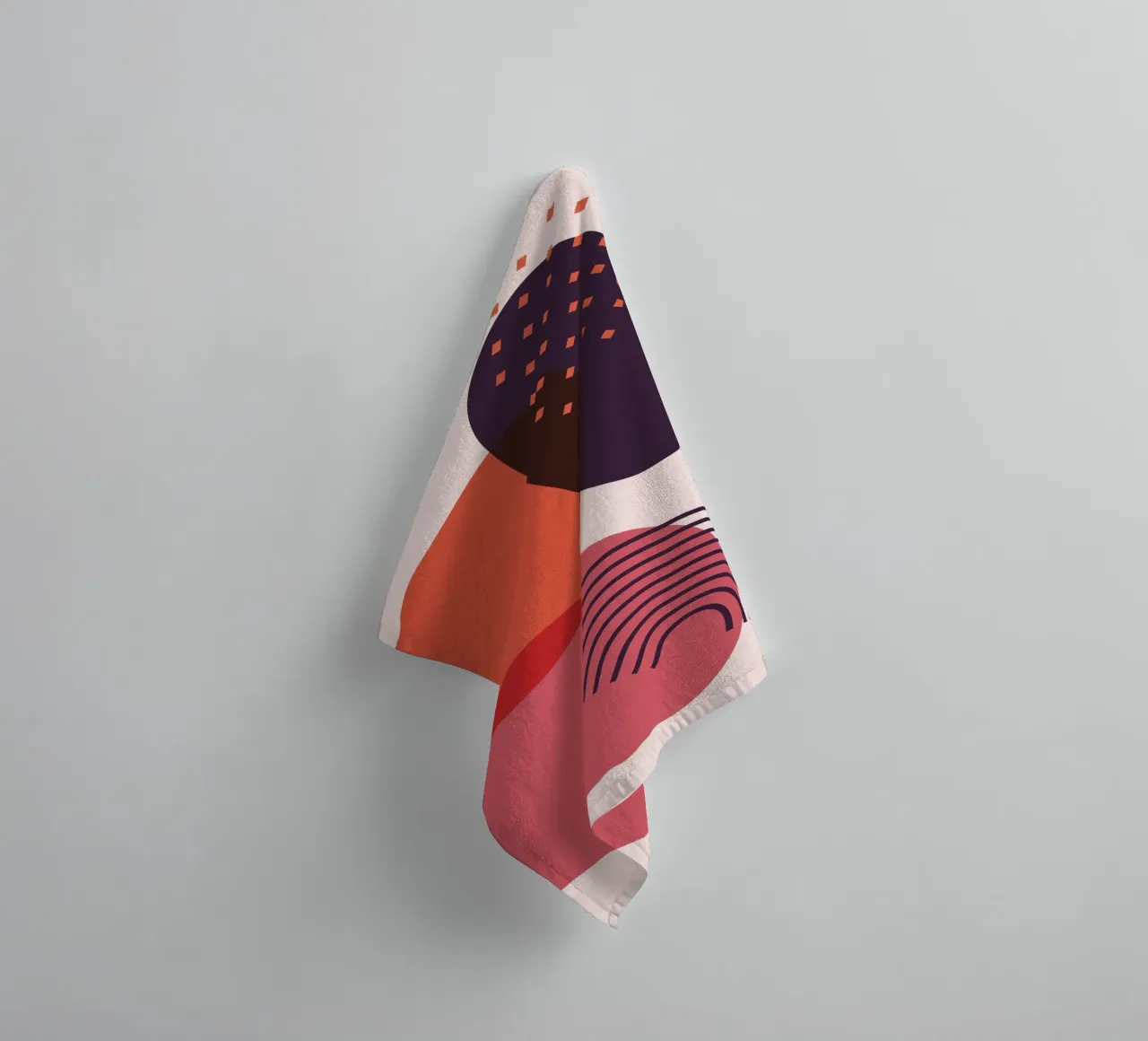 Abstract forms - Creative composition towel by Whole©
