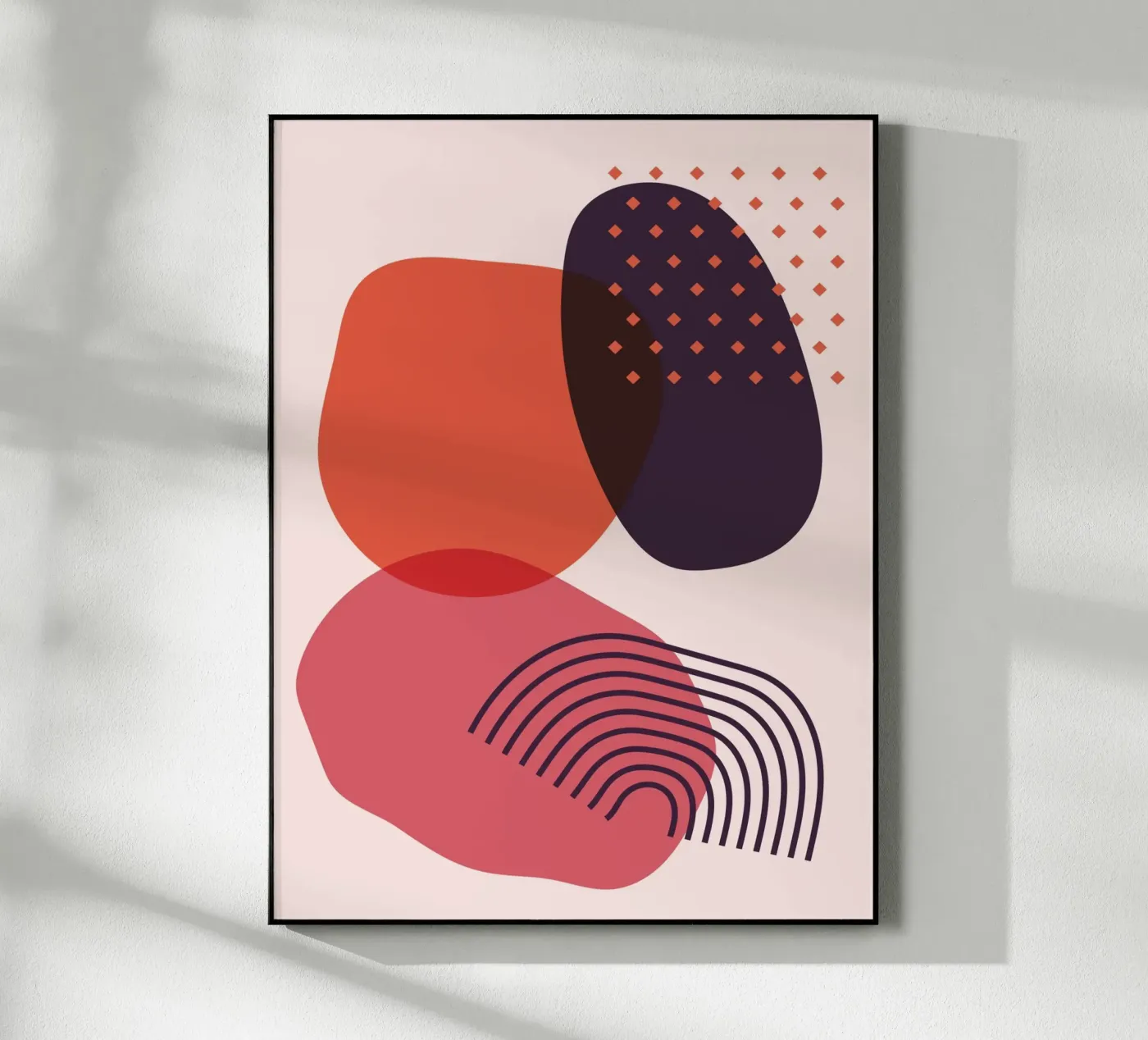 Abstrakte Formen – Kreative Komposition Acryl-Glas von Whole©