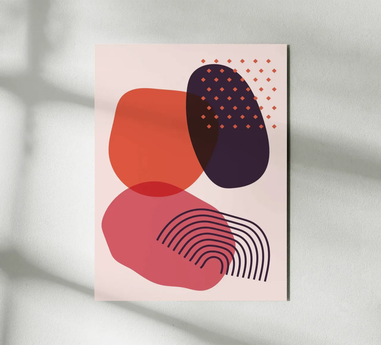 Forme astratte - Composizione creativa alluminio dibond da Whole©