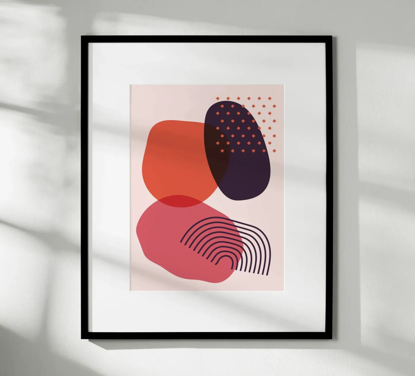 Abstract forms - Creative composition poster by Whole©