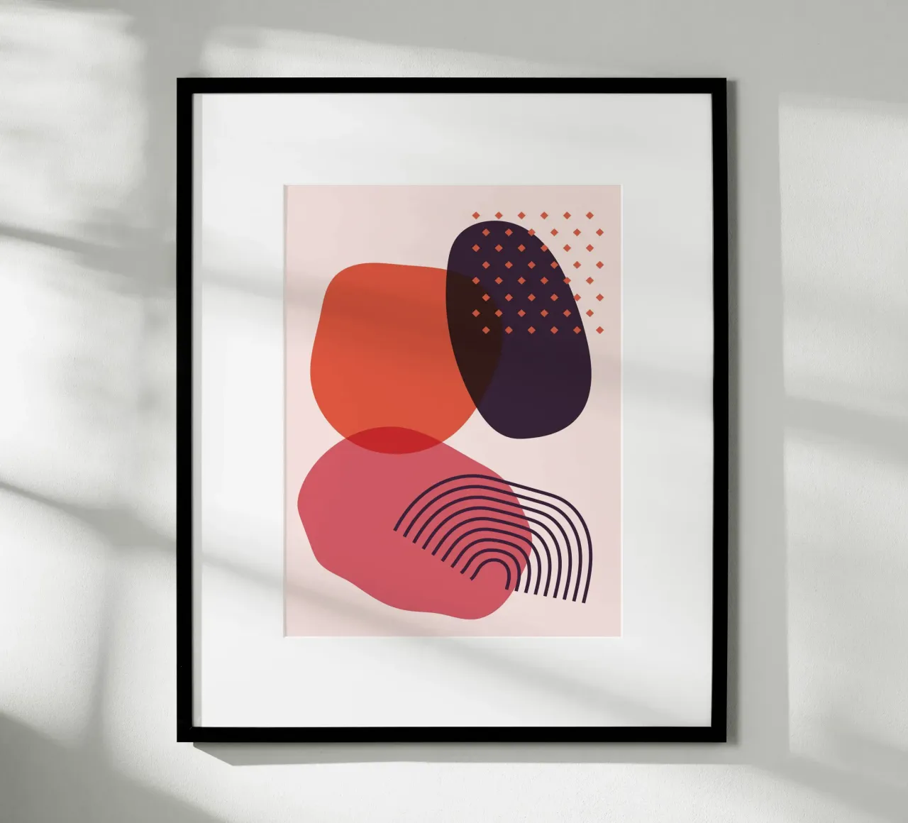 Abstract forms - Creative composition poster by Whole©