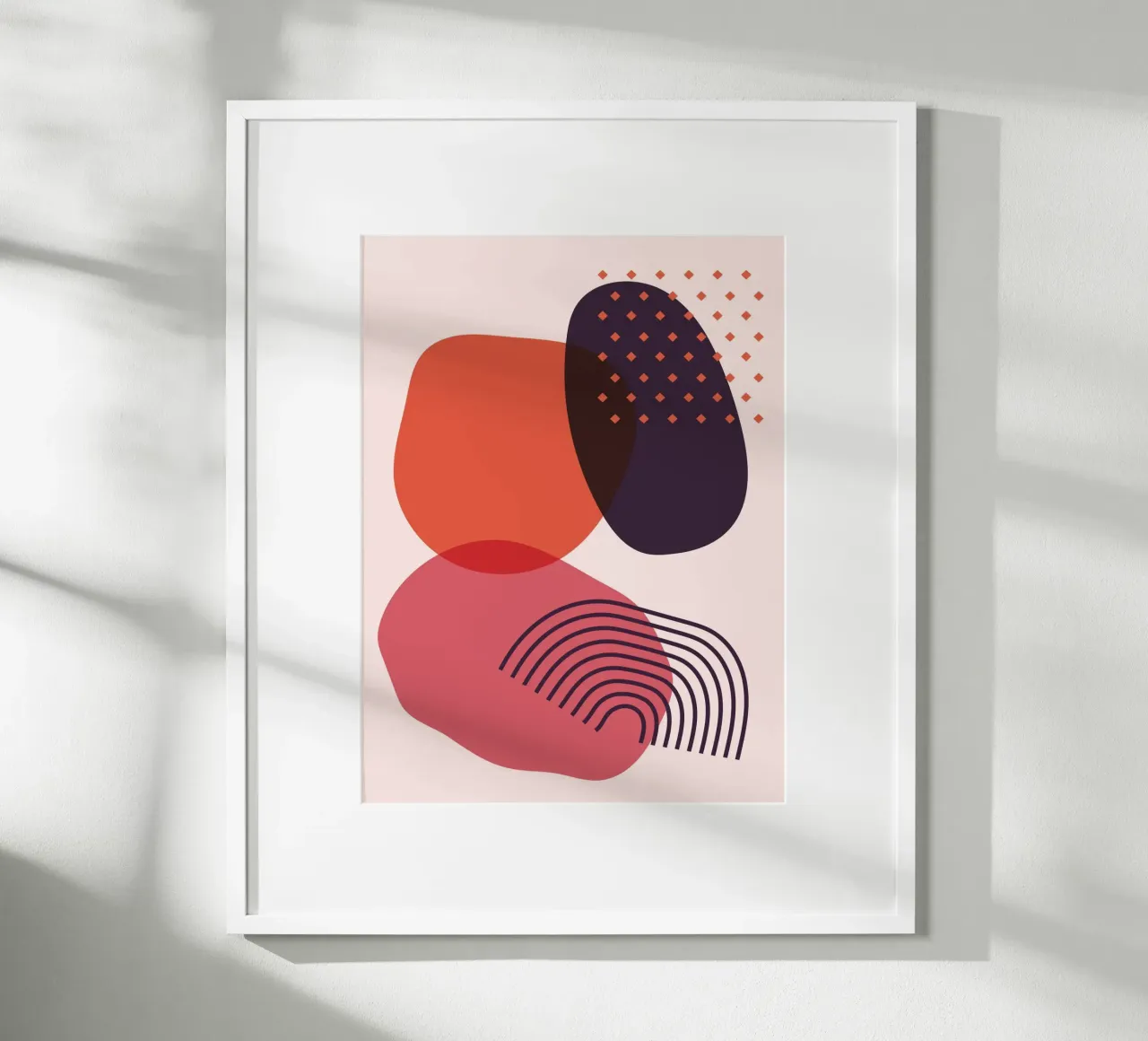 Abstract forms - Creative composition poster by Whole©