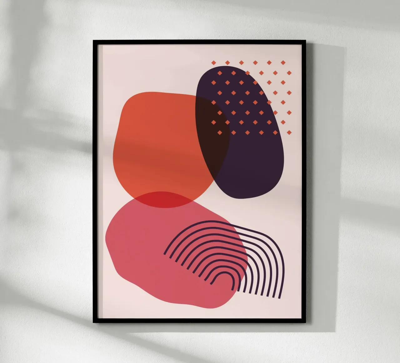 Abstract forms - Creative composition poster by Whole©