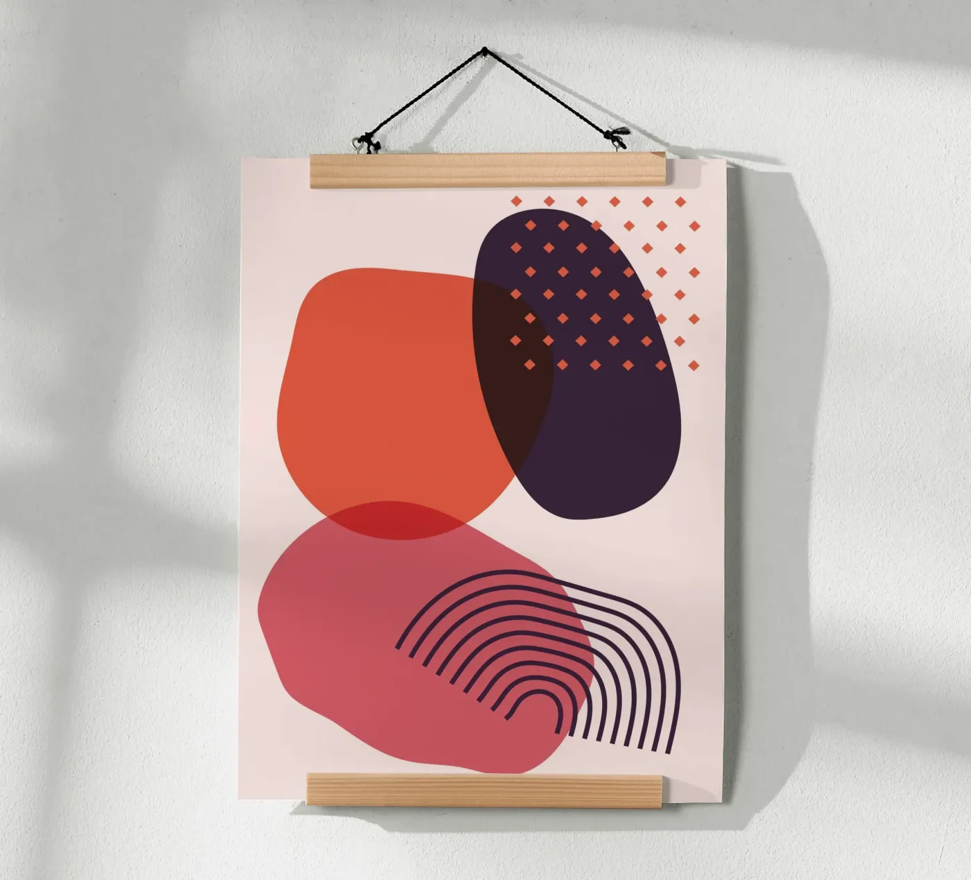Abstract forms - Creative composition poster by Whole©