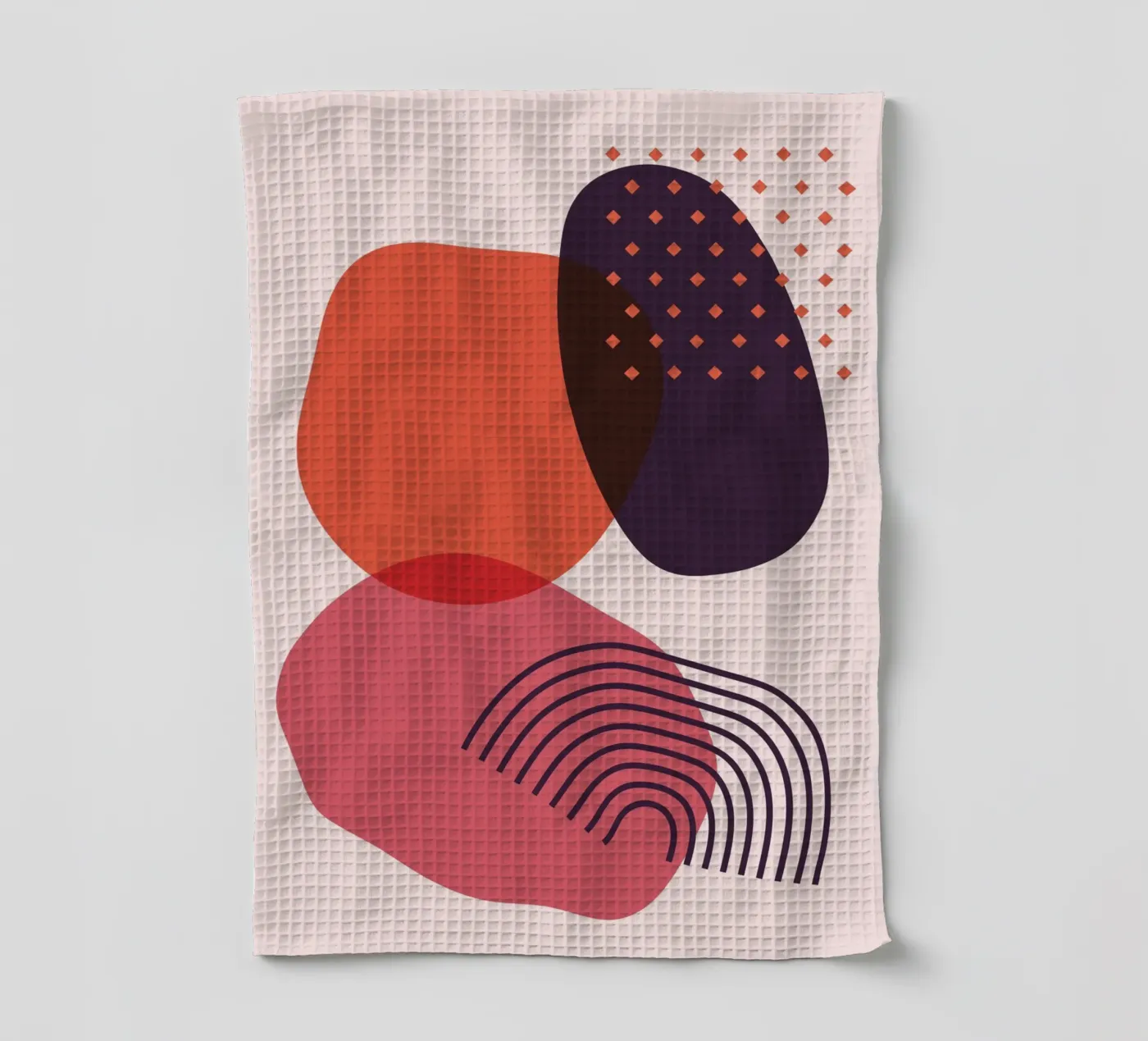 Formes abstraites - Composition créative torchon de Whole©