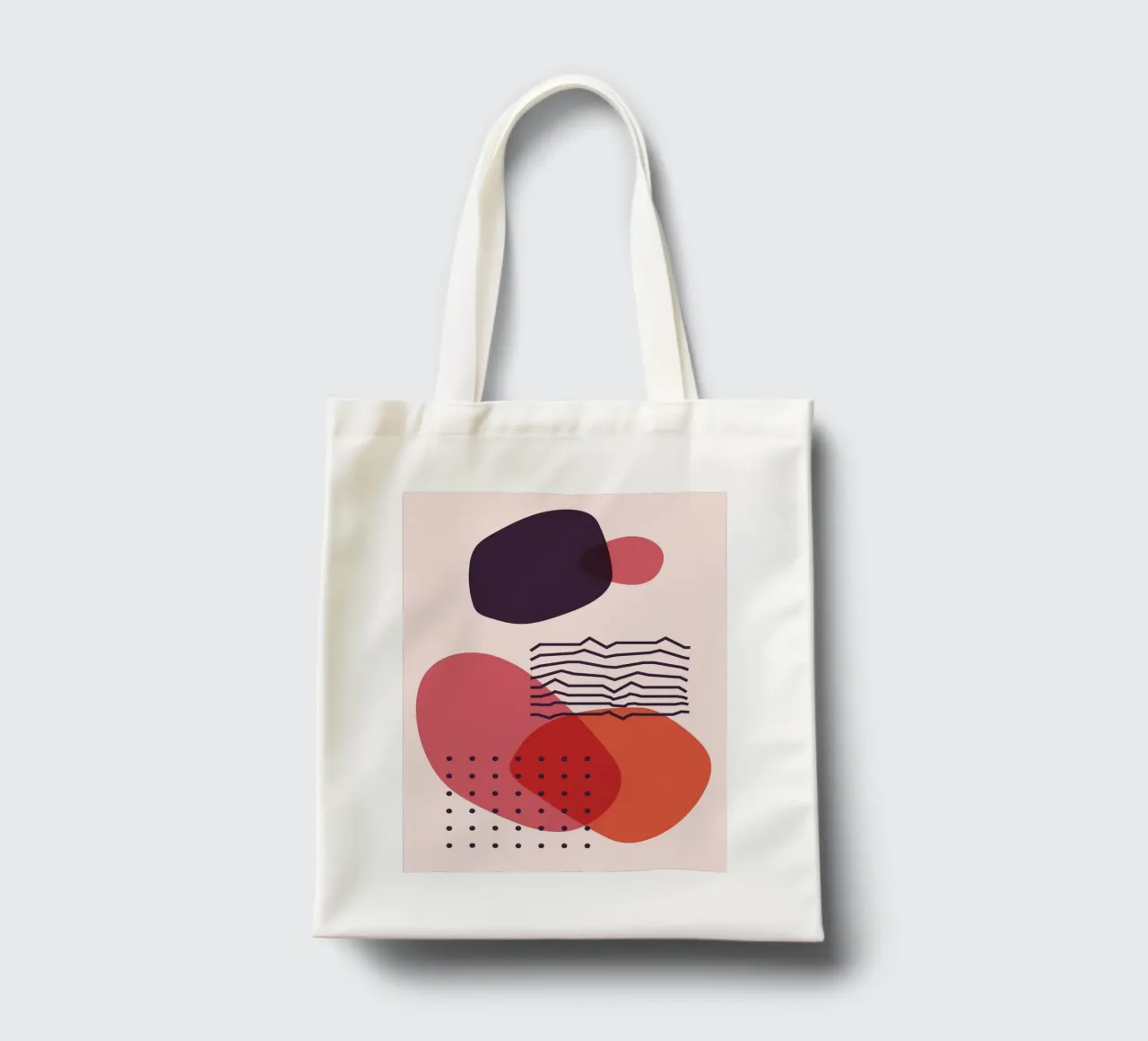 Élégance abstraite - Design géométrique tote bag de Whole©