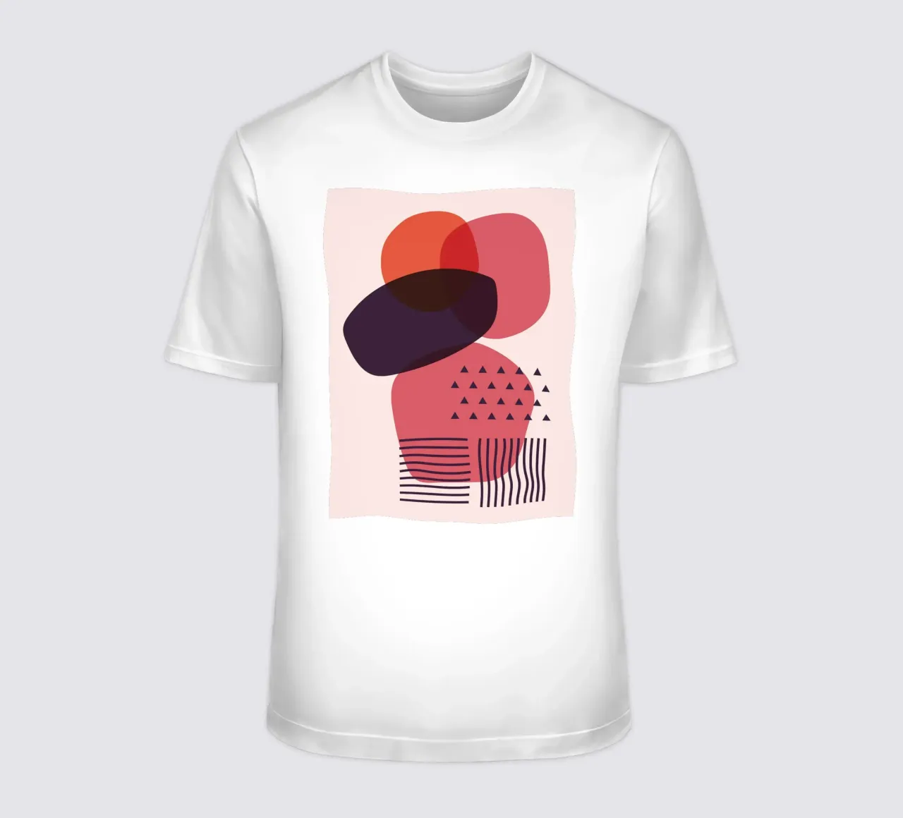 "Abstract forms - modern art t-shirt by Whole©