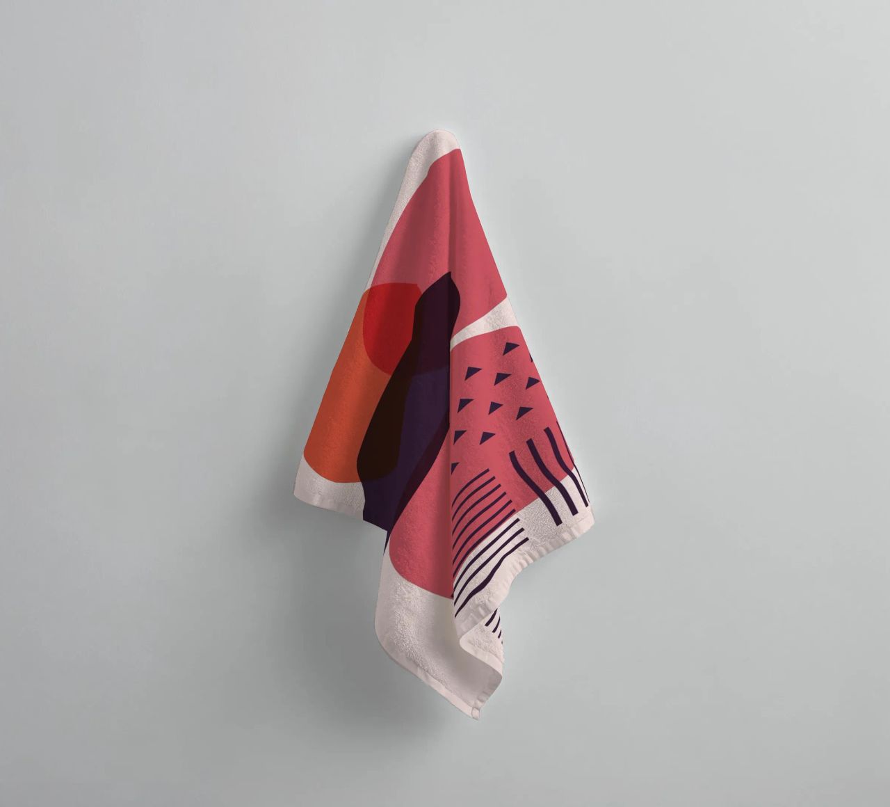 "Forme astratte - arte moderna asciugamano da bagno da Whole©