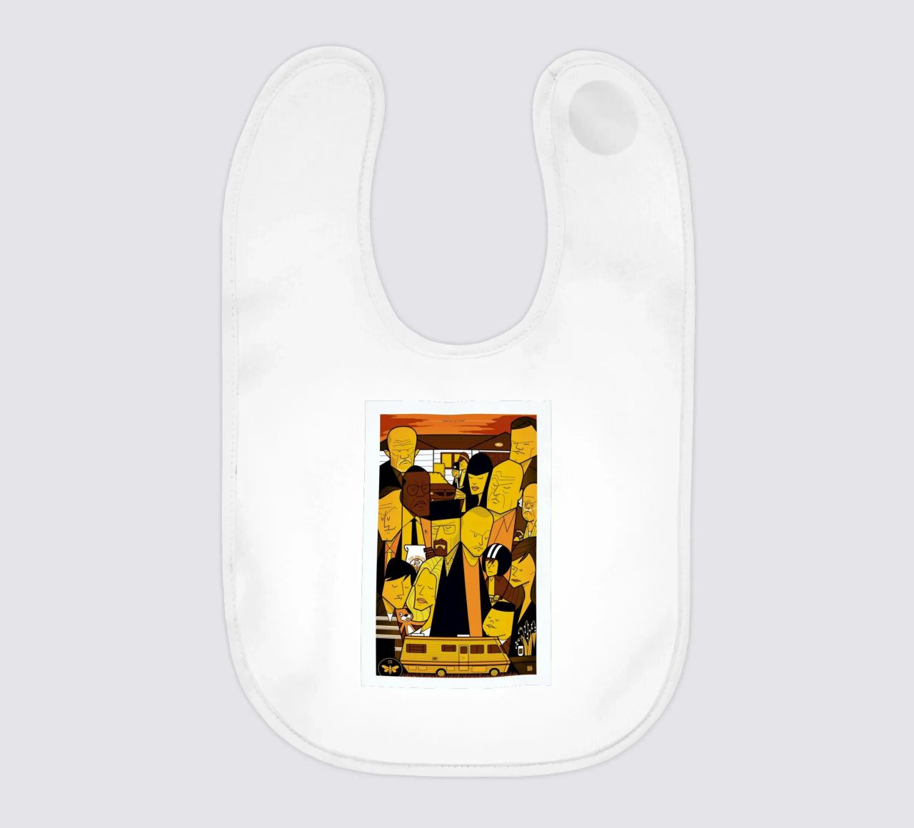 I'm the one who knocks - yellow version Babylätzchen von Ale Giorgini