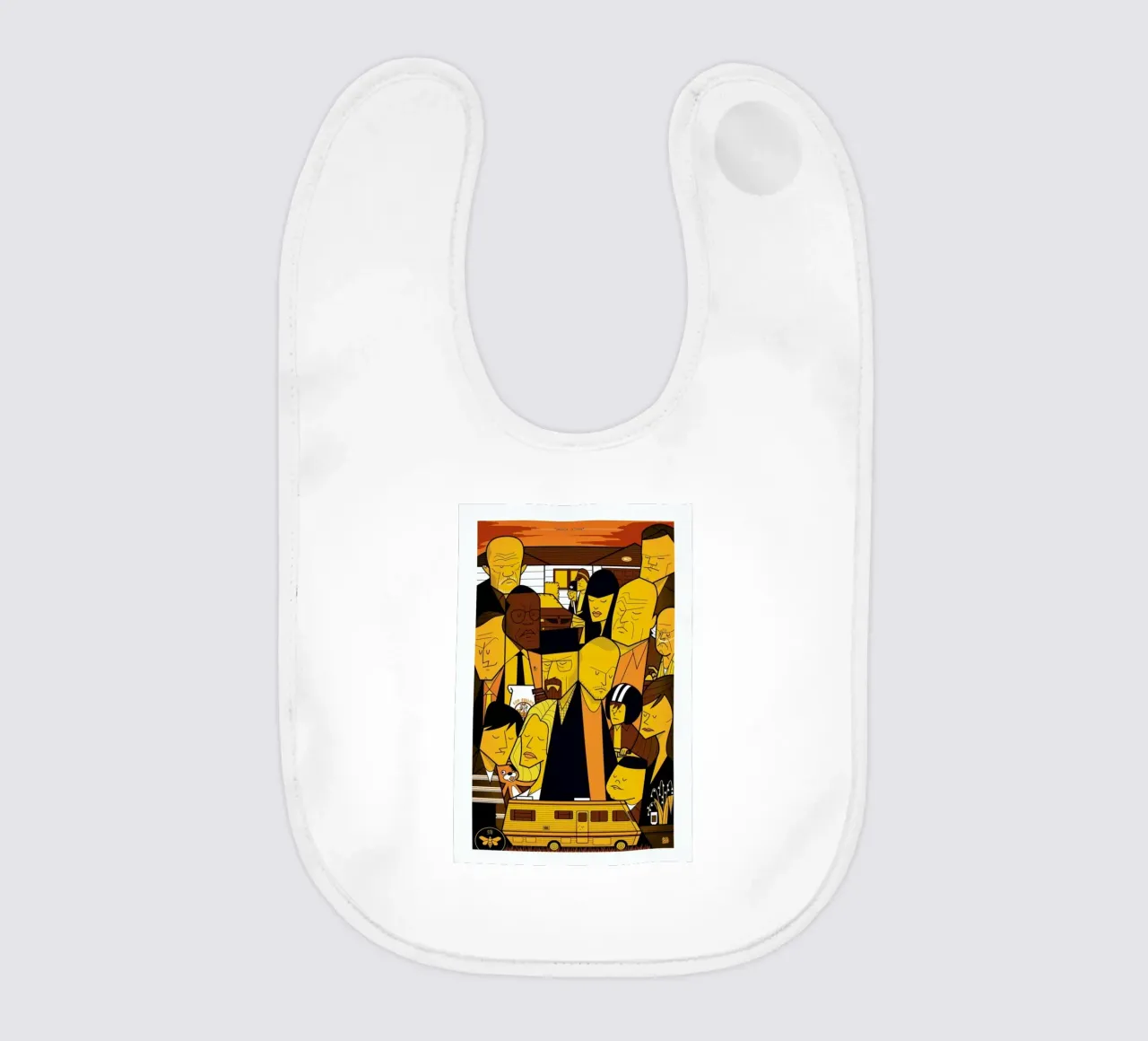I'm the one who knocks - yellow version babero de Ale Giorgini