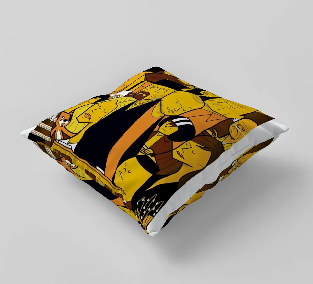 I'm the one who knocks - yellow version cuscino da Ale Giorgini