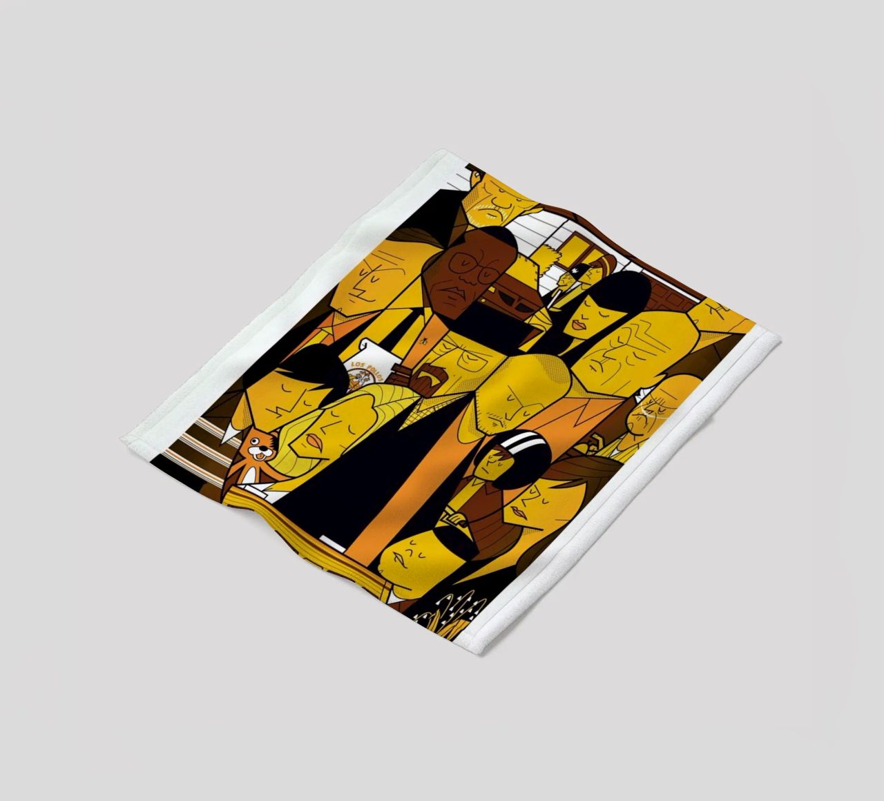 I'm the one who knocks - yellow version Fleecedecke von Ale Giorgini