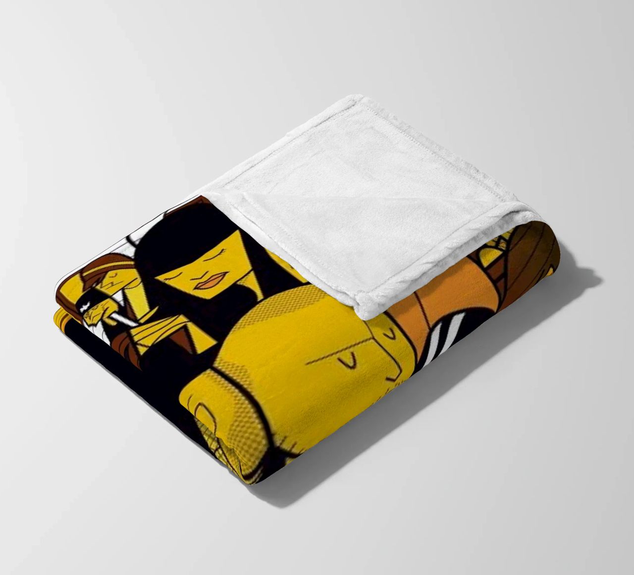 I'm the one who knocks - yellow version Fleecedecke von Ale Giorgini