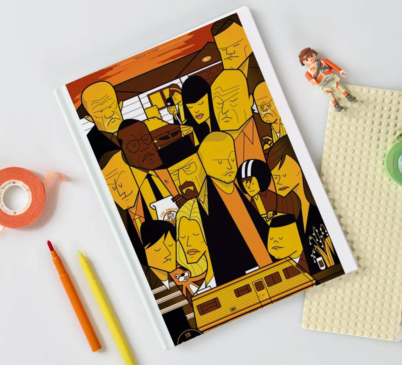 I'm the one who knocks - yellow version carnet de notes de Ale Giorgini