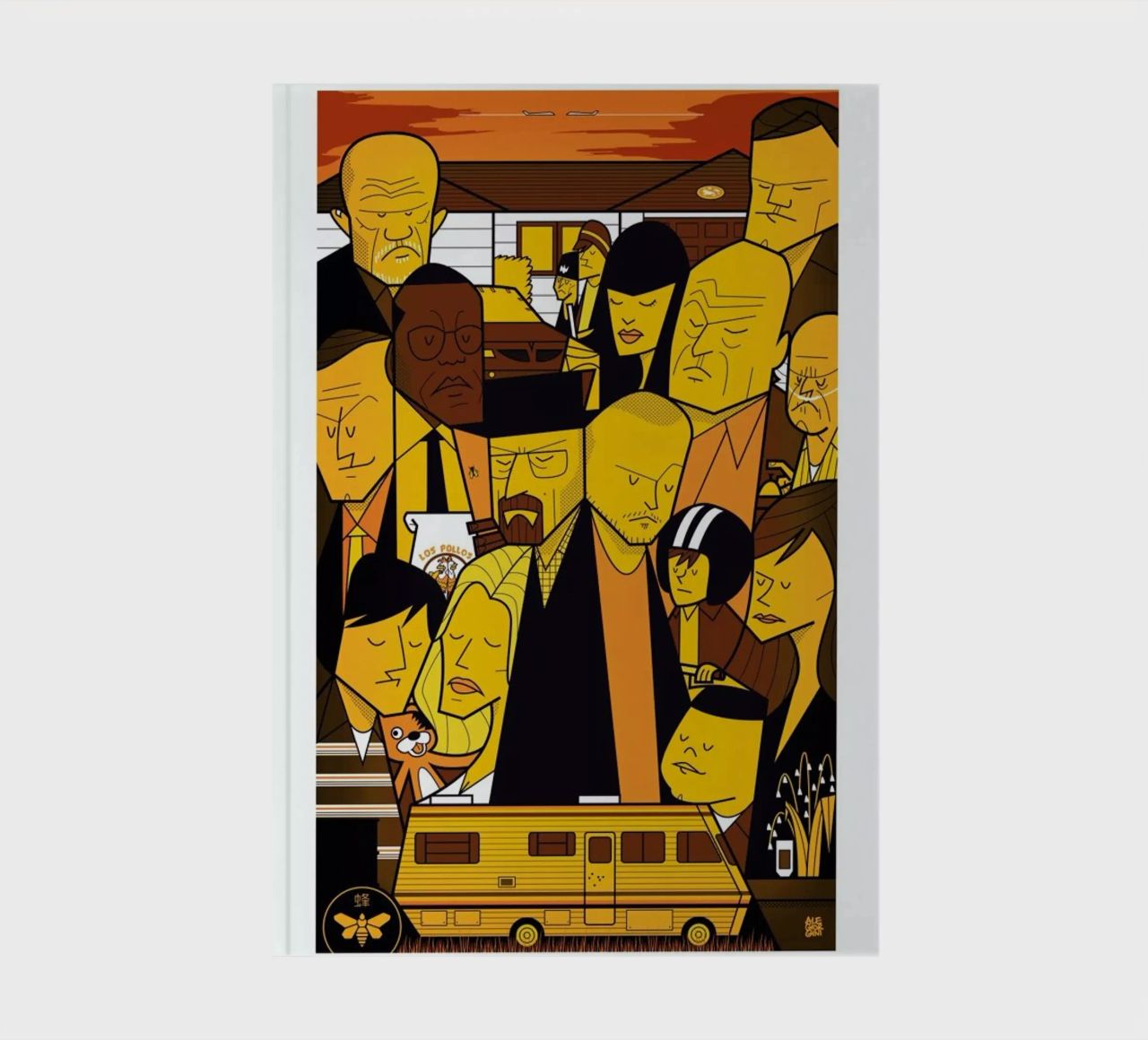 I'm the one who knocks - yellow version carnet de notes de Ale Giorgini