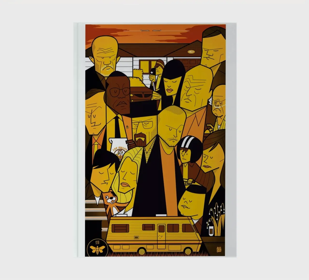 I'm the one who knocks - yellow version Notizbuch von Ale Giorgini