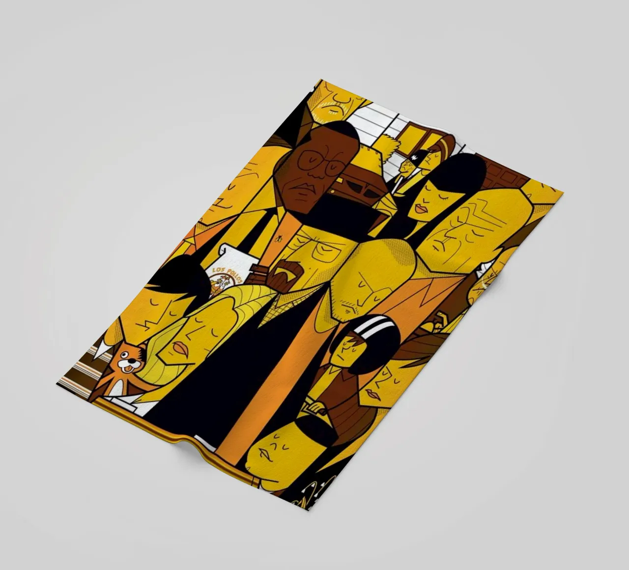 I'm the one who knocks - yellow version toalla de playa de Ale Giorgini