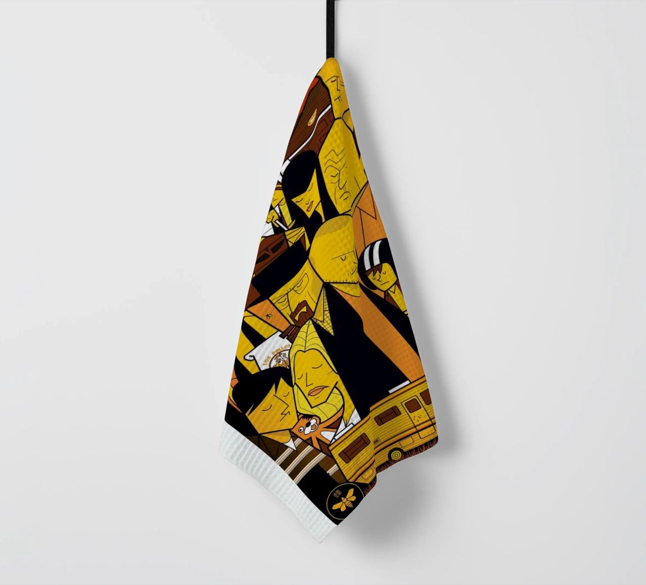 I'm the one who knocks - yellow version torchon de Ale Giorgini