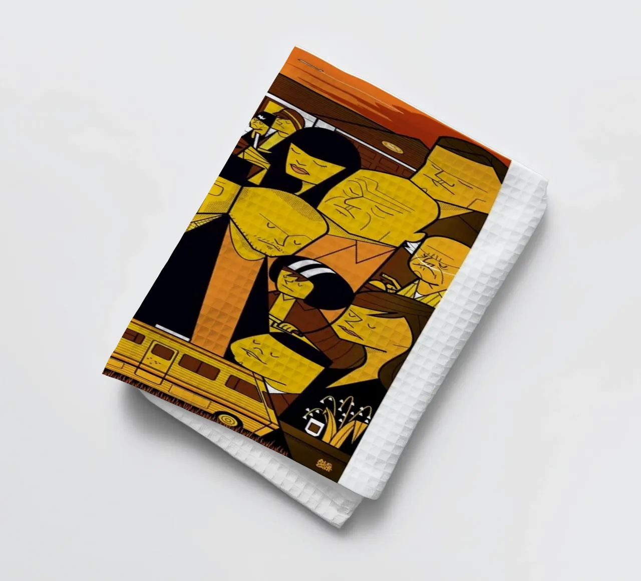 I'm the one who knocks - yellow version canovaccio da cucina da Ale Giorgini