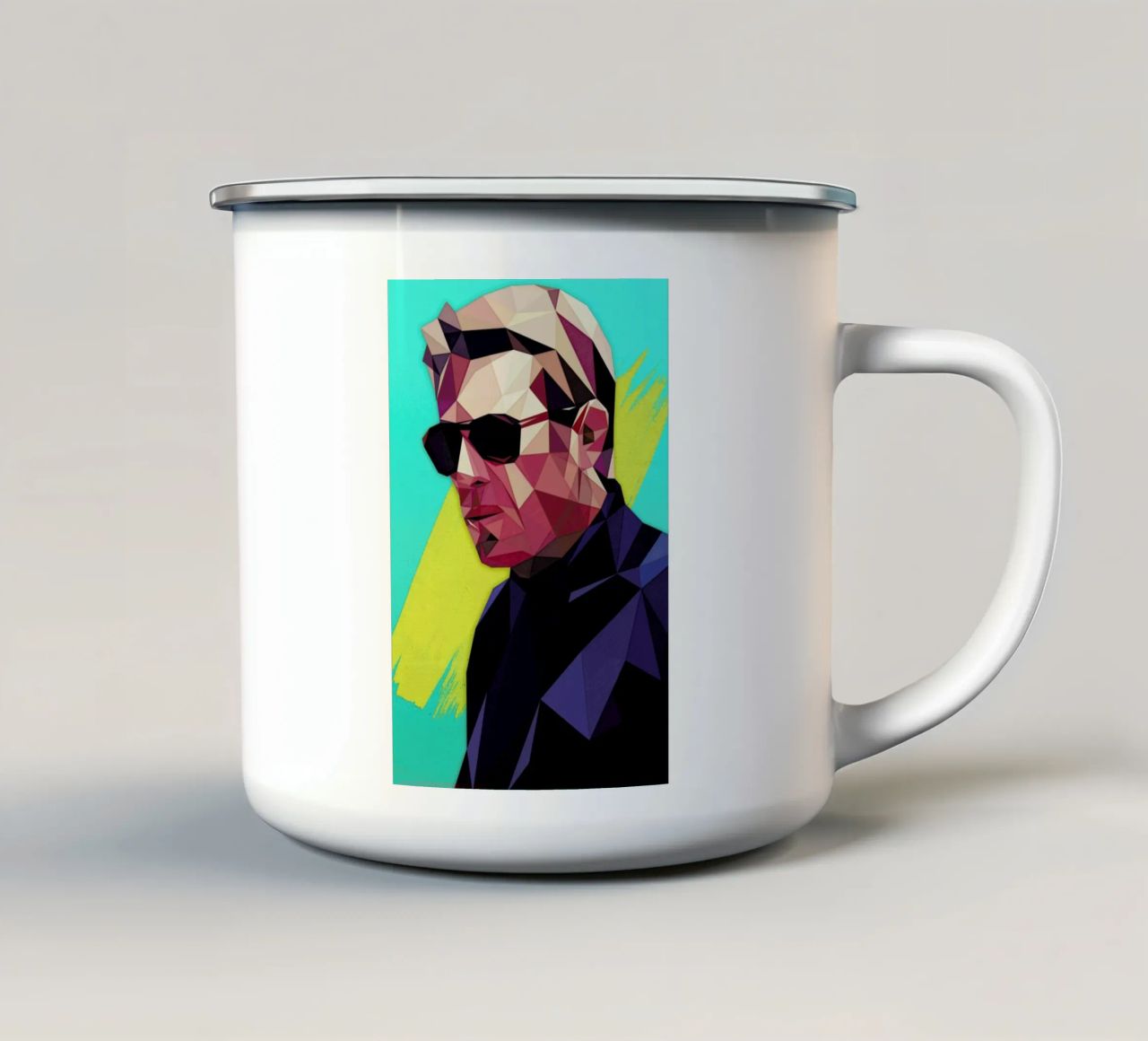King Of Cool tazza in smalto da Mayka ienova