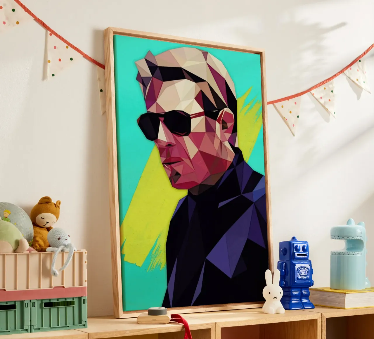 King Of Cool tela con Cornice a cassetta da Mayka ienova